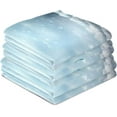 thumbnail image 4 of SKYSONIC Christmas Snowman Kitchen Towels, 18 x 28 Inch Super Soft and Absorbent Dish Cloths for Washing Dishes, 4 PCS Reusable Multi-Purpose Microfiber Hand Towels for Kitchen, 4 of 7