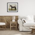 thumbnail image 3 of Stupell Industries Transitional Espresso Horse in Pastoral Field Black Framed Print Under Glass, 16 x 13, by Petals Prints Design, 3 of 8