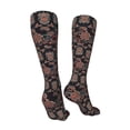 thumbnail image 3 of Pofeuu Retro Floral Print Stockings, Adult Running Hiking Socks for Youth and Adult-One Size, 3 of 8