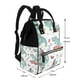 thumbnail image 2 of Fotbe Music Lover Dinosaur Mochila Maternidad - Lona de Sarga Impermeable, Mochila de Pañales de Gran Capacidad con Múltiples Bolsillos y Correas Ajustables, 2 of 6