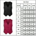 thumbnail image 3 of Chaleco de esmoquin formal de boda con un solo pecho para hombre, 3 of 3