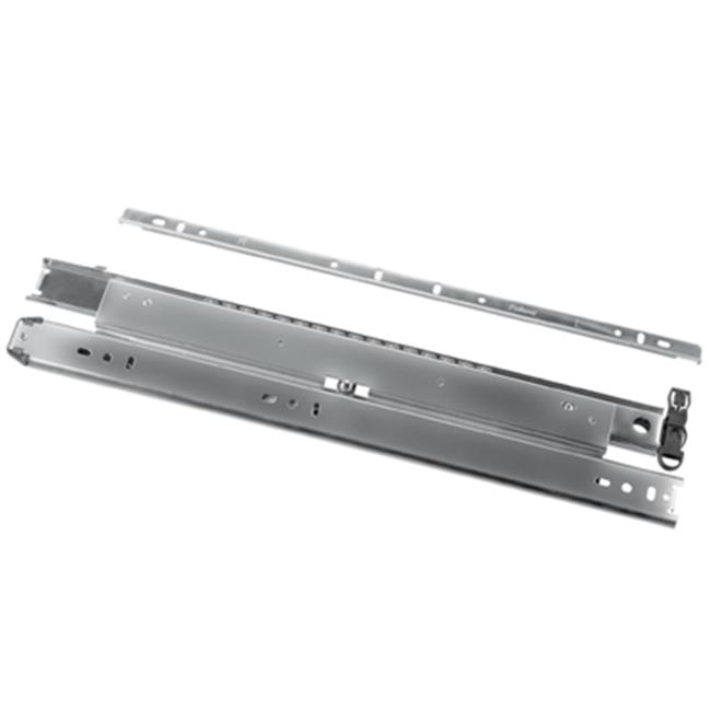 Fulterer FR5755 Full Extension Slide with Rail Disconnect Zinc 20 in. 1