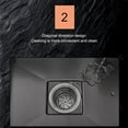 thumbnail image 4 of Hidden Mini Bar/Cafe/RV/balcony Sink with Foldable Faucet and Glass Rinser Set Black, 4 of 6
