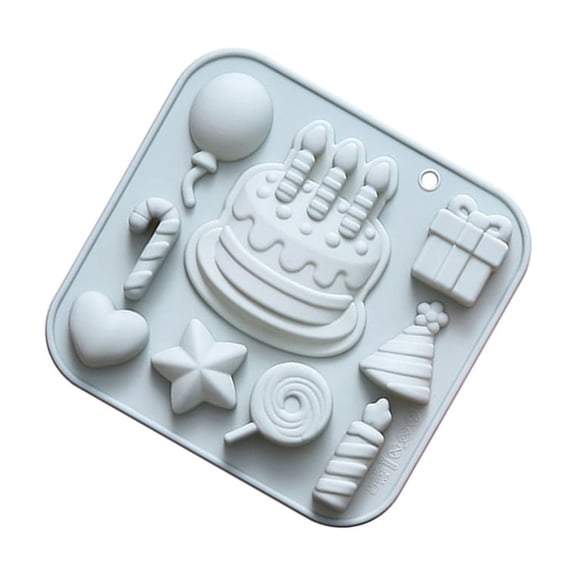 Dishwasher Safe Silicone Cake Mold Nonstick Release Birthday Decorations Baking Aid