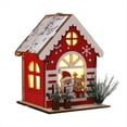 thumbnail image 1 of Decorar Casas de Madera en Navidad Árbol de Navidad Colgante Suministros de Decoración Navideña A, 1 of 6