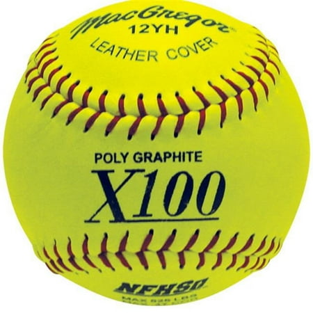 (12 Pack) MacGregor 12" NFHS Fastpitch Softballs