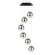 thumbnail image 1 of Carillón De Viento Con Energía Solar Bola De Discoteca Colorida Luz Solar Bola De Espejo Led Lámpara De Carillón De Viento Lámpara Colgante Para Decoración Al Aire Libre Patio De Jardín Balcón Speravity HA013752-00, 1 of 5