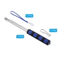thumbnail image 3 of Unique Bargains 1.6M/5.2ft Telescopic Handheld Flagpoles,2Set Pointer Stick w Sponge Handle Blue, 3 of 8