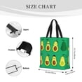 thumbnail image 4 of Xecao Cartoon Fruit 1 for Tote Bag: spacious with inner pockets, ideal for work, shopping, or travel., 4 of 9