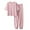 Pink, variant on SnZhen Two Piece Sets for Women Summer Women's Stylish Casual Suit Contrasting Color Short-sleeved And Wide-leg Pants Slit Two-piece Set