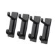 thumbnail image 4 of 4 ganchos de pared para ropa, autoadhesivos, de acero inoxidable, impermeables, para puerta, toalla, abrigo, sombrero, bolso, toalla, puerta, oficina. Negro, 4 of 8
