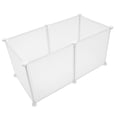 thumbnail image 4 of EXHUMKY 1 Set of Rabbits Cage Small Animals House Cage Resin Exercise Space, 4 of 7