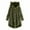 Army Green, variant on Women Hooded Cardigan Fuzzy Jacket Winter Open Front Fleece Coat Outwear with Pockets Army Green S