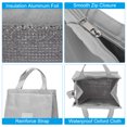 thumbnail image 4 of Insulated Lunch Bags, 2Pack 10"x6"x13" Lunch Portable Containers Bag, Grey, 4 of 6