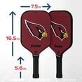 thumbnail image 2 of Franklin Sports NFL Arizona Cardinals Pickleball Paddle - Official NFL Team Pickleball Paddles - USAP (USAPA) Approved Premium Quality Pickleball Paddles - Authentic Team Logos + Colors, 2 of 12