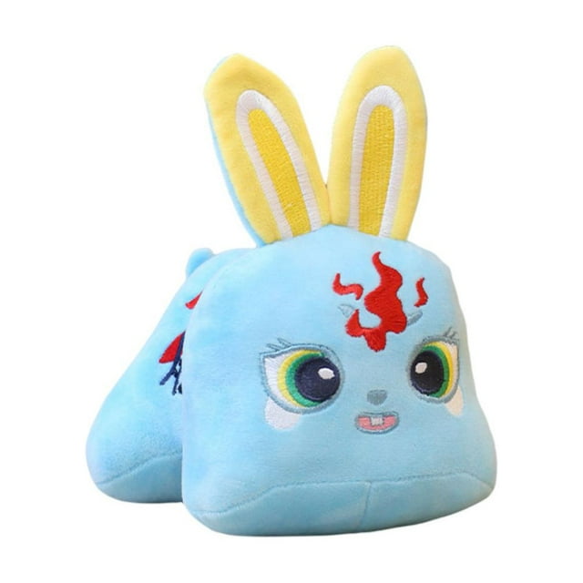 Rabbit Mascot Toy Good Resilience Full Filled Chinese Elements Tassel Pendant Embroidery Rabbit Plush Doll for Chinese New Year