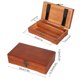 thumbnail image 1 of Estuche de madera para lápices, estuche de madera para lápices de dibujo, estuche de madera para papelería, estuche de madera para lápices de dibujo, rendimiento comprobado, 1 of 14