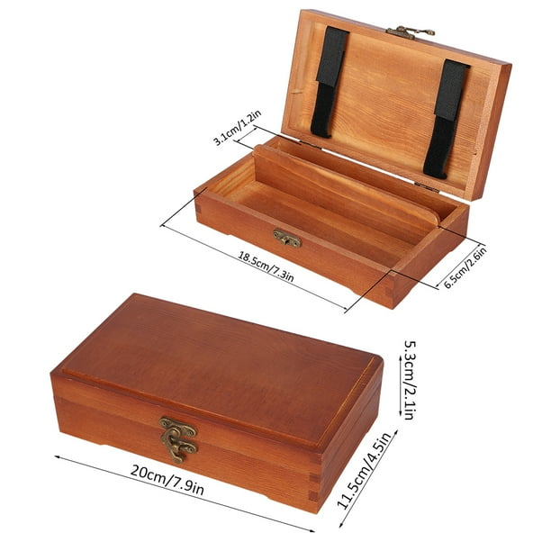 Estuche de madera para lápices, estuche de madera para lápices de dibujo, estuche de madera para papelería, estuche de madera para lápices de dibujo, rendimiento comprobado