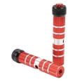 thumbnail image 1 of Clavijas de Aluminio para Bicicletas, Clavijas Antideslizantes para Bicicletas, Pedales Traseros con Luces de Advertencia Nocturna para Bicicletas de Montaña 2PCS, 11.7cm Rojo, 1 of 5