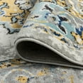 thumbnail image 5 of Traditional 2x3 Area Rug (2' x 3') Medallion Cream, Blue Indoor Scatter Easy to Clean, 5 of 7