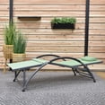 thumbnail image 2 of Vivere Aluminum Dockside Sun Lounger with Pillow - Olive Grove, 2 of 7