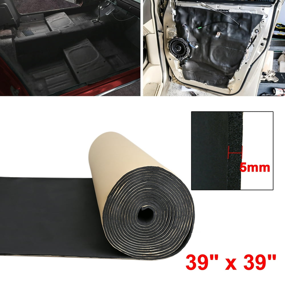 197mil 5mm Automative Car Sound Deadening Insulation Mat Deadener 39" x