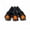 Sun Orange, variant on WE Games Metal Cribbage Pegs - Swarovski Crystals - Set of 3 - Sun Orange