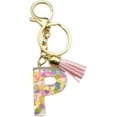thumbnail image 1 of Letter Keychain,26 Letters A-Z Decorative Letter Keychain,Name Keychain for Women Girls Men Teenager Gift, 1 of 2