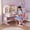 Pink, variant on YNCE Kids Study Desk and Chair Set for 6-14, Height Adjustable Study Table Chair Set for Kids with Drawers Bookstand 80cm Desktop Foot Pedal Ergonomic Table Chairs for Boys Girls