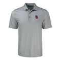 thumbnail image 2 of Men's Cutter & Buck Gray St. Louis Cardinals Big & Tall Pike Eco Shadow Check Print Polo, 2 of 3