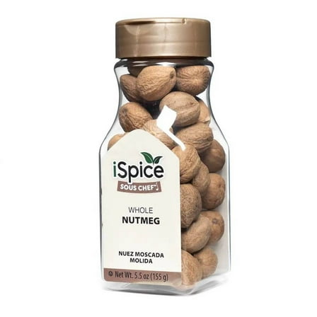 iSpice | Nutmeg Whole | 5.5 oz | Gourmet Spice | Kosher | Fresh harvest
