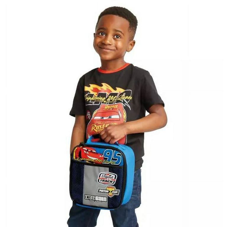 Disney Cars Lightning McQueen Boys Soft Insulated School Lunch Box