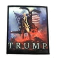 thumbnail image 1 of TRUMP Eagle Embroidered Patch Iron/Sew-On Applique Biker Emblem Tactical, 1 of 2