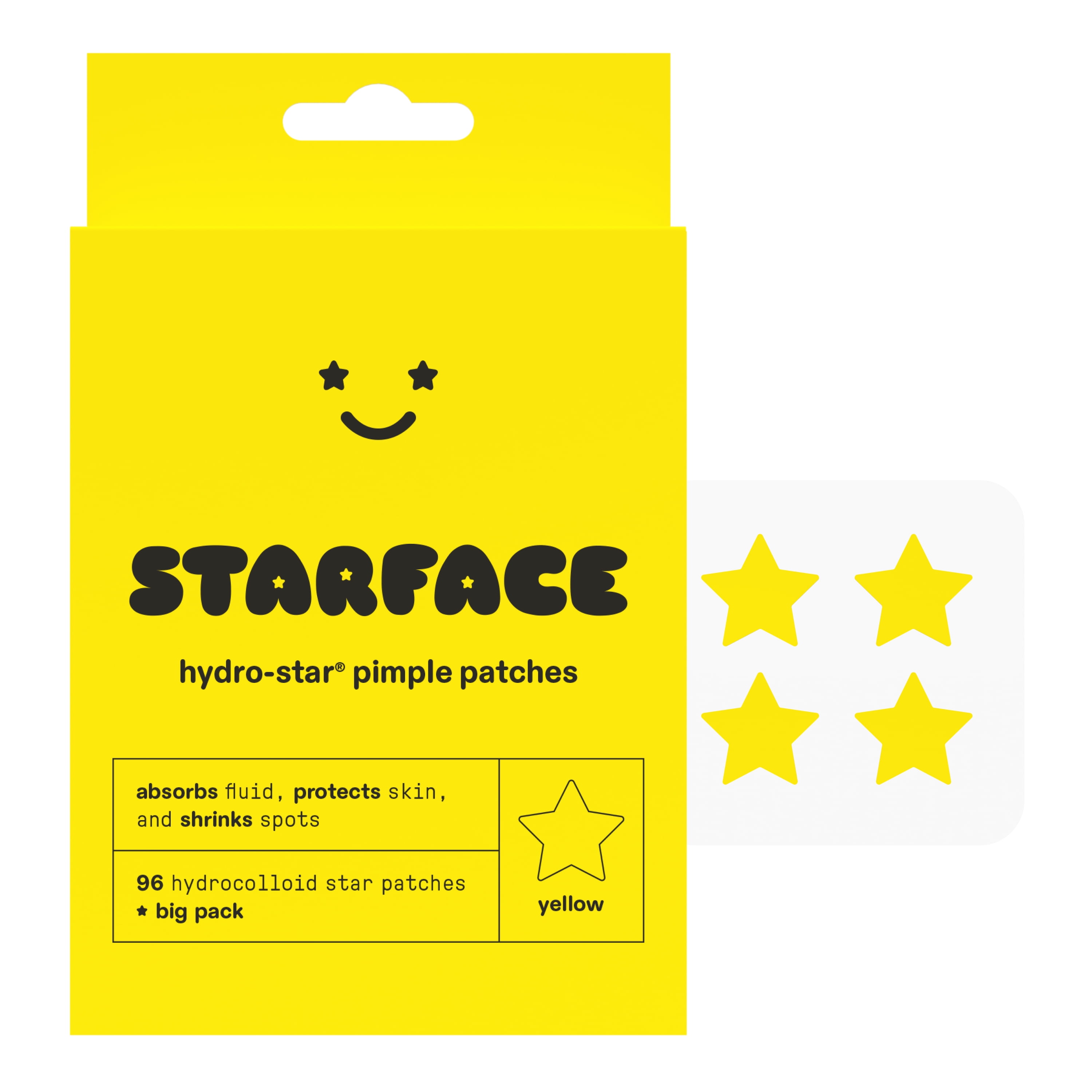 Starface Hydro-Star® + Salicylic Acid Patches Big Pack - 96 Count