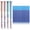 Blue, variant on PPKVUFD 4 Pack 0.5mm Erasable Gel Pens, Cute Gel Ink Pens Refillable Pens for Adult Writing Calligraphy Note Taking, with 20 Blue Ink Refills