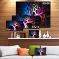 thumbnail image 2 of Designart - Arbre Psychédélique Multicolore Magique - Impression sur Toile Abstraite, 2 of 2
