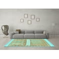 thumbnail image 3 of Ahgly Company Indoor Rectangle Southwestern Light Blue Country Area Rugs, 6' x 9', 3 of 4