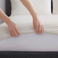 thumbnail image 3 of Sweet Home Collection Jersey Knit Microfiber Sheet Set Full Ivory, 3 of 7