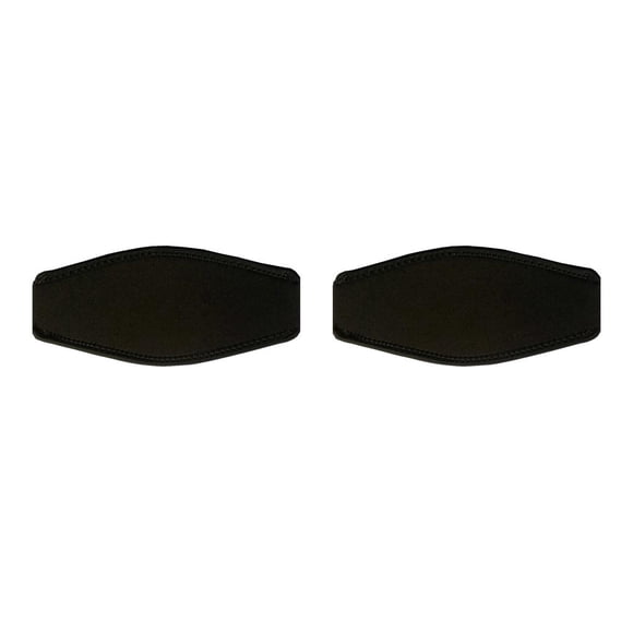 Greeniant Funda de correa de neopreno acolchada para buceo, protección Universal para buceo, acondicionador de cabello, almohadilla para Negro 2piezas