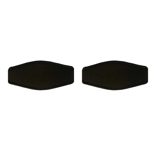 Greeniant Funda de correa de neopreno acolchada para buceo, protección Universal para buceo, acondicionador de cabello, almohadilla para Negro 2piezas
