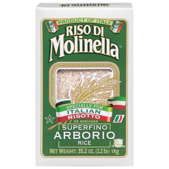MOLINELLA - RICE RISOTTO ARBORIO - 35.2 Oz, Case of 10