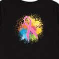 thumbnail image 4 of Inktastic Breast Cancer Awareness Ribbon Art Girls Long Sleeve Toddler T-Shirt, 4 of 5