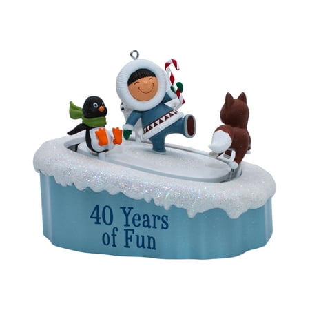 Hallmark Keepsake Christmas Ornament 2019 Year Dated Sledding Shenanigans Penguins