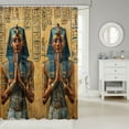 thumbnail image 2 of Erosebridal Egyptian Pharaoh Bathroom Curtain 72x78, Ancient Culture Shower Curtain 72x78, Waterproof, 2 of 6