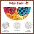 thumbnail image 3 of Gaeub Gaming Print Christmas Tree Skirt,Christmas Decorations,Round Xmas Skirt for Christmas Indoor Decorations Xmas Winter Holiday Party Supplies-36", 3 of 6