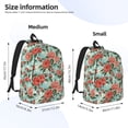 thumbnail image 2 of Fotbe Rose Flowers Mochila de Lona con Estampado, Mochila Duradera, Mochila Versátil de Alta Calidad, Mochila Compacta Vintage-Small, 2 of 5
