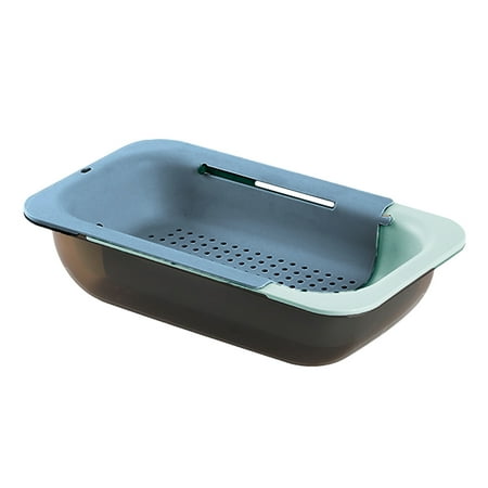 

Sunisery Collapsible Sink Drain Strainer Basket Expandable Fruits Vegetables Wash Kitchen Sink Strainer Multifunctional Sink Strainer Basket