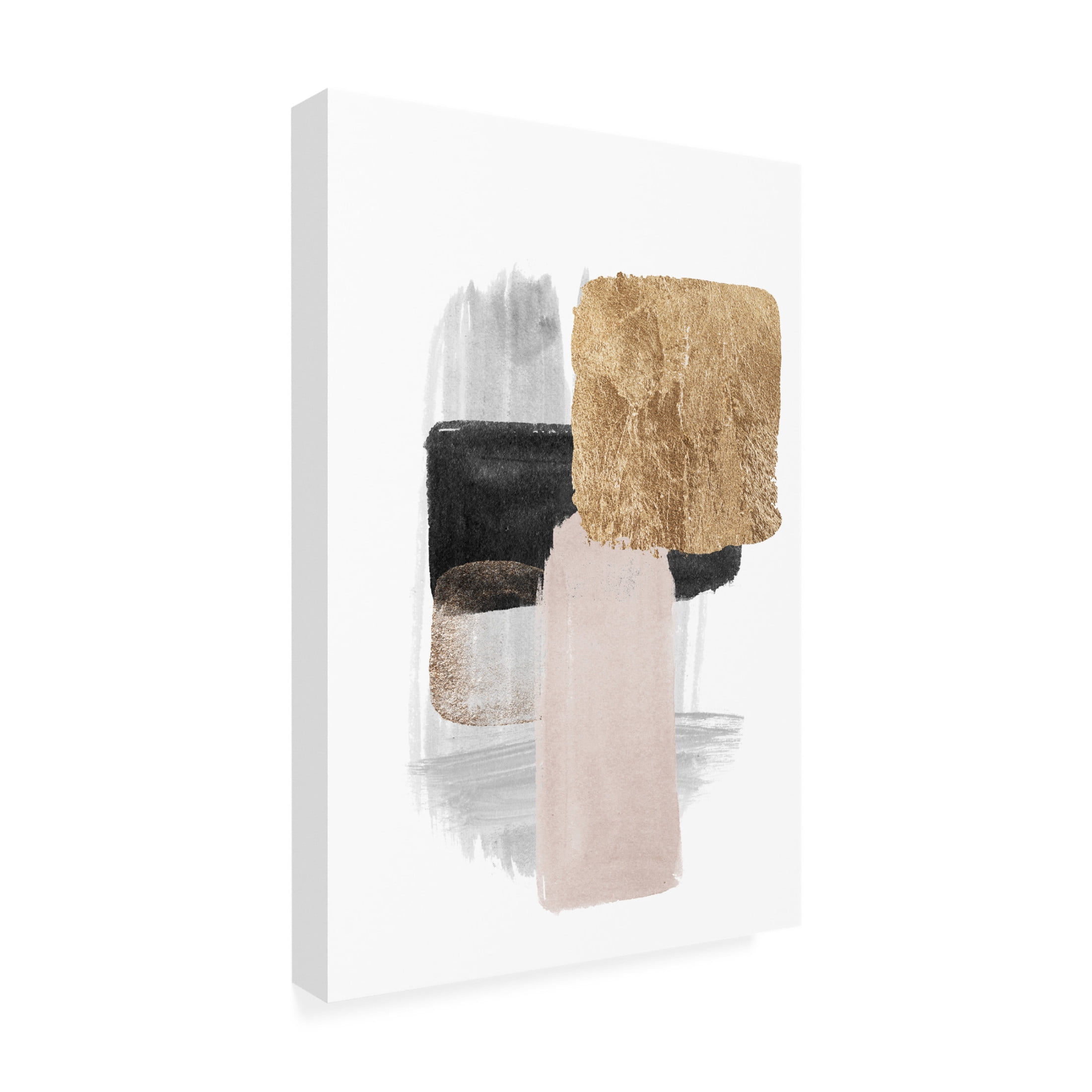 Trademark Fine Art Sally Ann Moss Brush Strokes 4 Canvas Wall Art