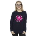 thumbnail image 2 of DC Comics Chandail en Molleton Logo Superman Cœurs Roses et Étoiles pour Femmes, 2 of 3