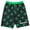 Black with Green, variant on Minecraft Creeper Big Boys Swim Trunks Bathing Suit Black/Green 18-20